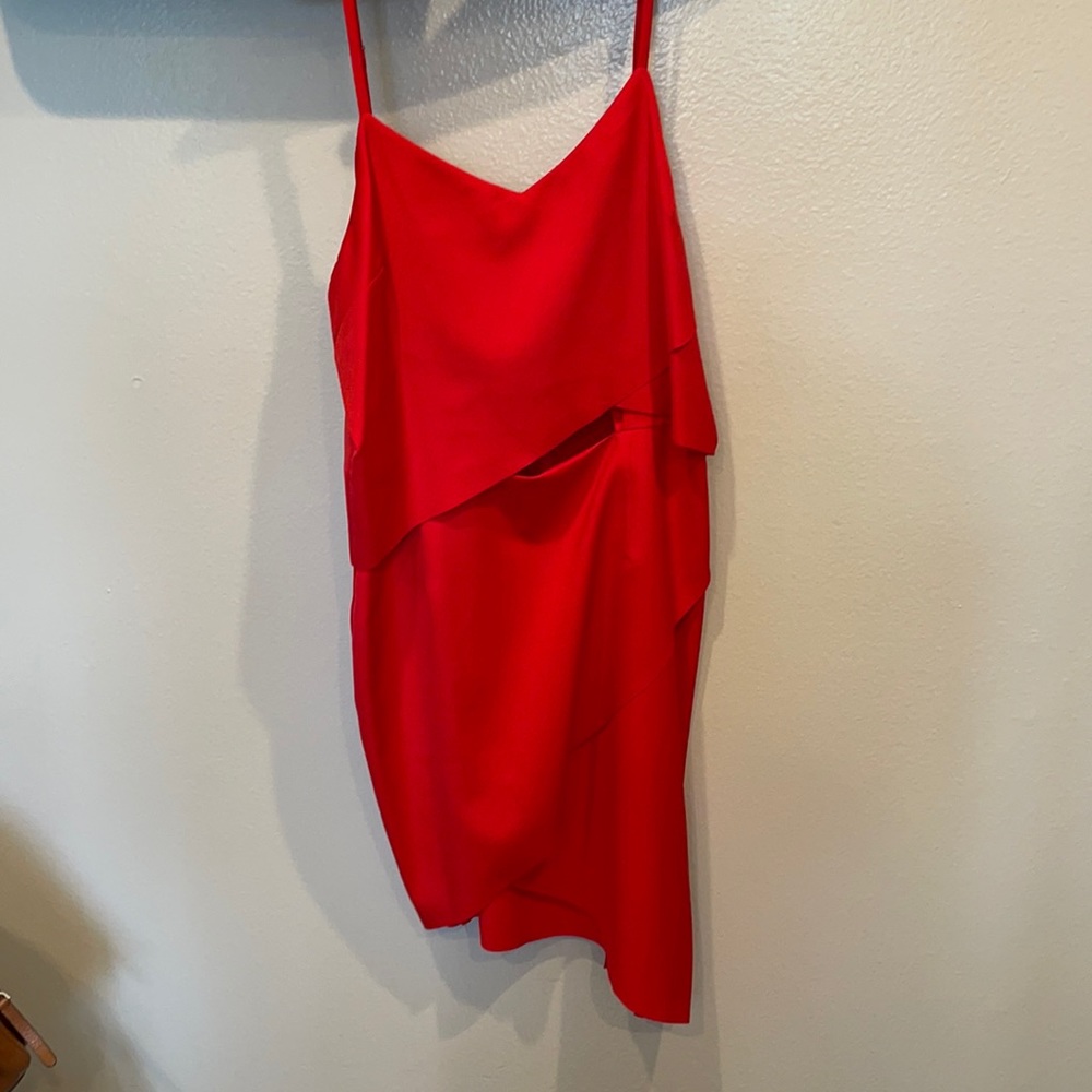 Red, cut out Dress worn ONCE